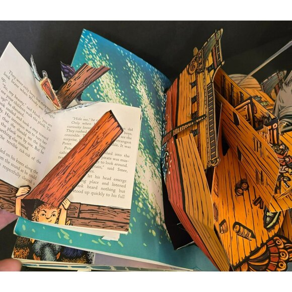 Peter Pan Classic Collectible Pop Book Hardcover Robert Sabuda J. M Barries Used - Picture 7 of 16